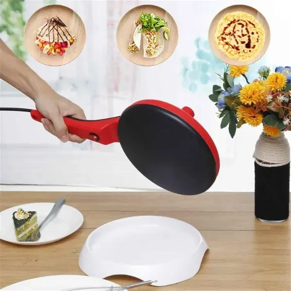 Електрична сковорода для млинців з антипригарним покриттям Patelnya, 7 дюймів, фото 1