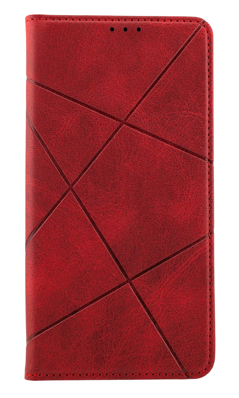 Чохол книжка Business Leather для Samsung Galaxy A36 / A366 на магніті з підставкою червоний - фото 1 - id-p2683757571