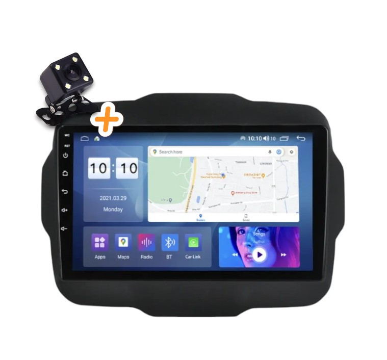 Магнітола для Jeep Renegade 2016-2021 Android з Wifi, Bluetooth, GPS, фото 1