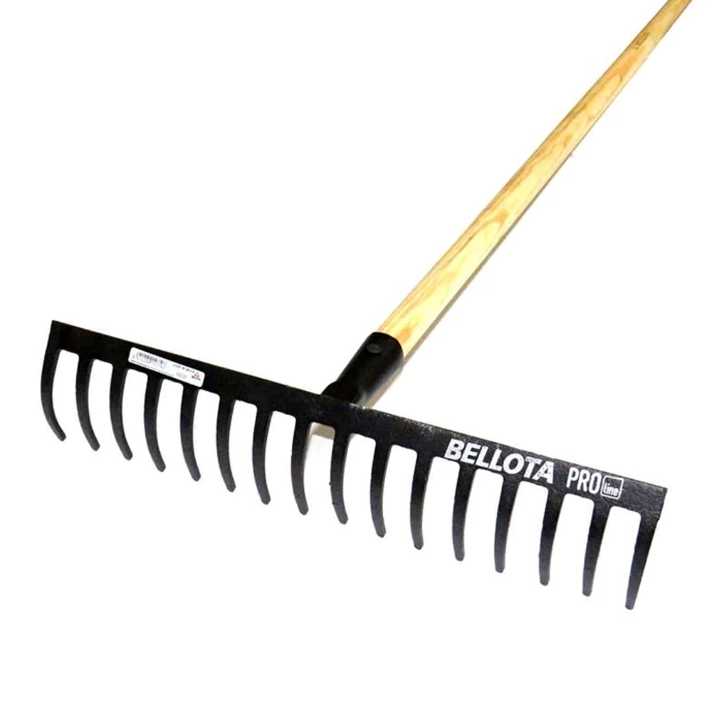 Граблі загартовані, з держаком Bellota / Беллота 950-16 CM, 430 мм (Іспанія)