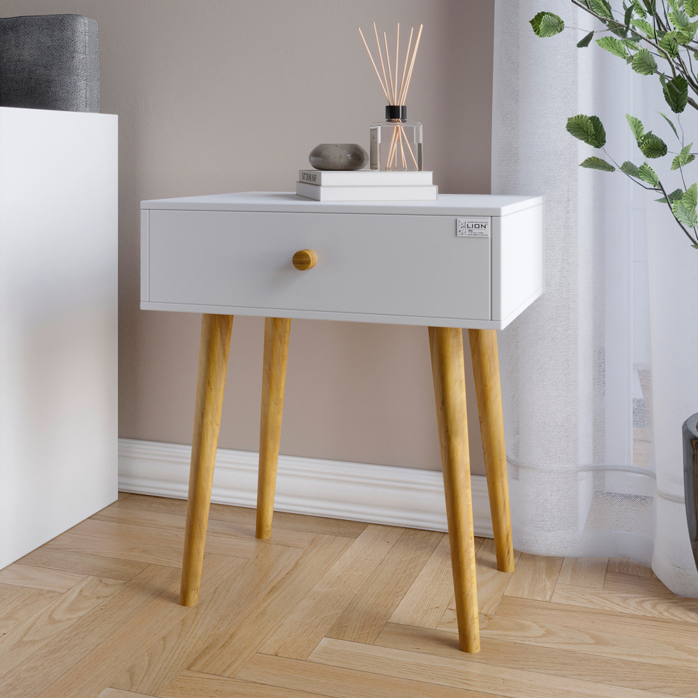 Тумба приліжкова LION Хьюге-4 Німфея Альба (LION-041001), фото 1