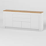 Великий комод LION Ларрі-2 Нiмфея альба/Дуб Аппалачи (LION-041006), фото 2