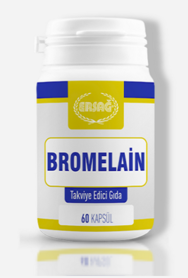 Біодобавка Бромелайн 450 мг 60 капсул Ersag, фото 1