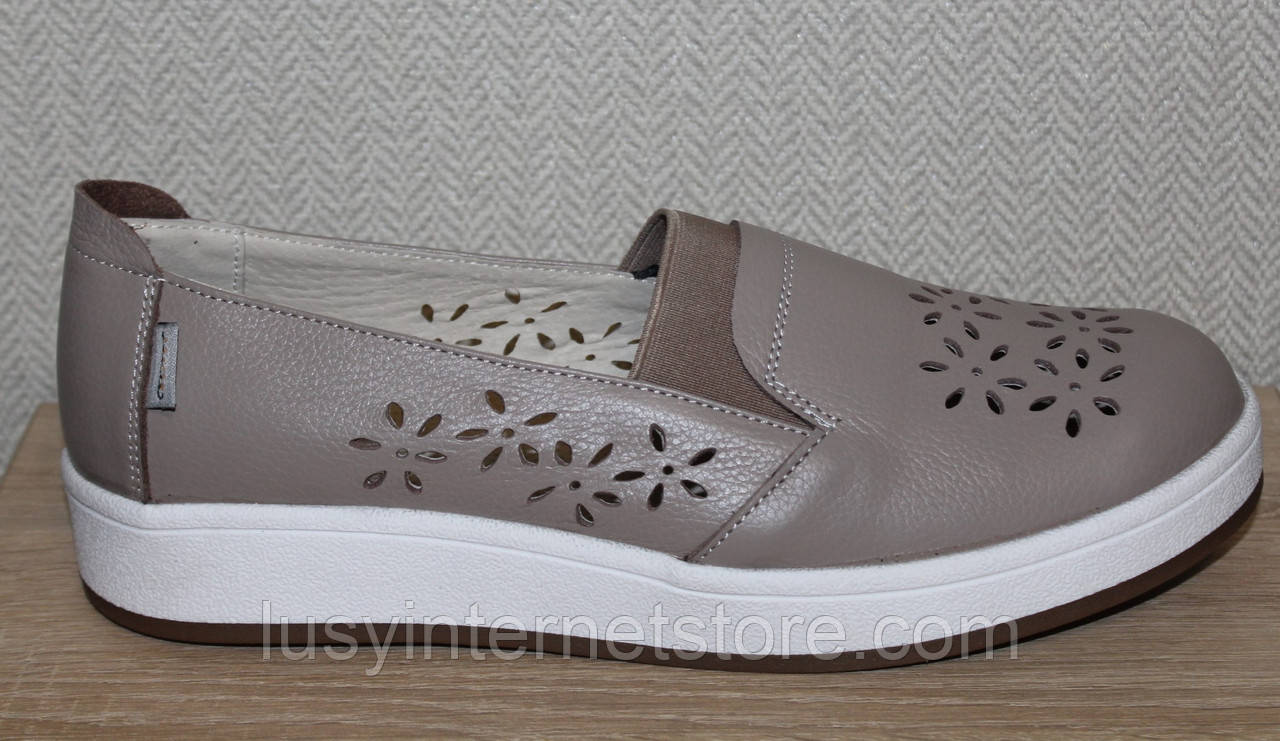 Туфлі шкіряні великого розміру від виробника модель НТ23-121Б-5, фото 1