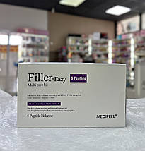 Антивіковий набір для пружності шкіри обличчя з пептидами Medi Peel Filler-Eazy 5 Peptide Multi Care Kit, фото 4
