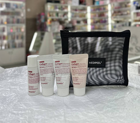 Набір мініатюр для обличчя з ретинолом та колагеном Medi Peel Retinol Collagen Lifting Trial Kit, фото 1