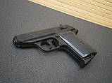 Запальничка пістолет Walther "Вальтер" турбо газова металева сувенірна чорна матова, фото 4