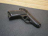 Запальничка пістолет Walther "Вальтер" турбо газова металева сувенірна чорна матова, фото 6