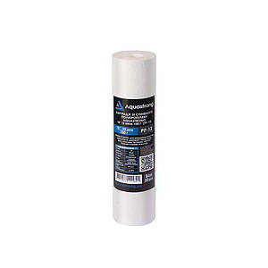 Картридж зі спіненого поліпропілену AQUASTRONG 10” 10 мкм 100 г (PP-12)