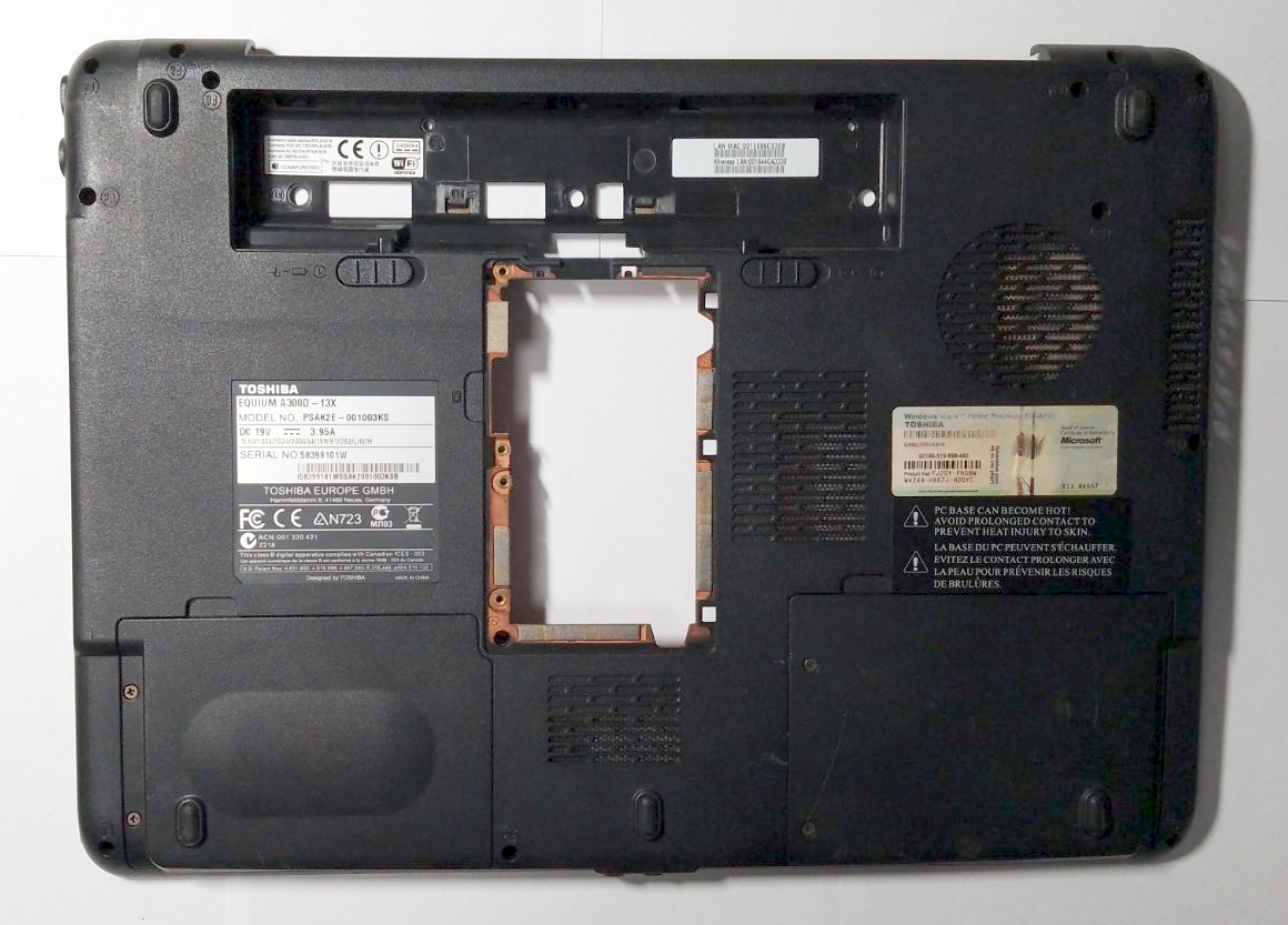 Піддон Toshiba EQUIUM A300D  б.в., фото 1