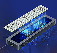Зовнішня кишеня Shuole TP26P-10G для NVMe (PCIe) M2 SSD USB 3.2 Type-C з дисплеєм, фото 5