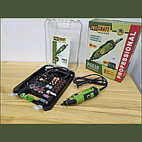 Гравер з комплектом насадок Procraft PG-520 в кейсі