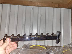 Кронштейн (вішало) на рейку 35 см хром