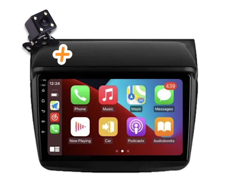 Магнітола для Mistubishi Pajero Sport 2008-2015, L200 Android 4/64 ГБ CarPlay 4G QLED, фото 1