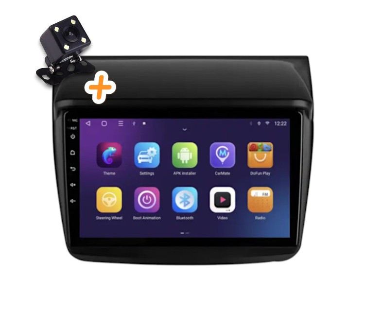Магнітола для Mistubishi Pajero Sport 2008-2015, L200 на Android | Сенсорний екран, GPS, Bluetooth, камера заднього виду, фото 1