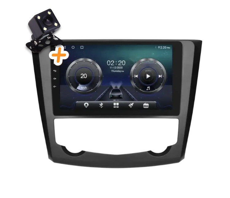Магнітола для Renault Kadjar 2015-2019 Android 4/64 ГБ CarPlay 4G QLED, фото 1
