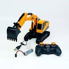 Екскаватор на радіоуправлінні 789-410B 30 см 1:20 — зі світлом і димом, акумулятор, 2.4G