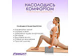 Блок для йоги EasyFit EF-1818-GY, Сірий, EVA піна, 23×15×7,6 см, 100 г (1 шт.), фото 5