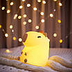 Силіконовий сенсорний нічник для дитини Іграшка світильник капібара у дитячу кімнату USB Type-C 3 режими, фото 3