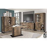 Витрина Эмили 2Д1В1Ш (Мебель-Сервис)1055*1947*448 мм, фото 2