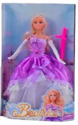 Лялька "Beatrice", у фіолетовому (3212), фото 1