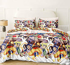 Дитячий полуторний комплект постільної білизни 150*220 ранфорс на блискавці (24465)
