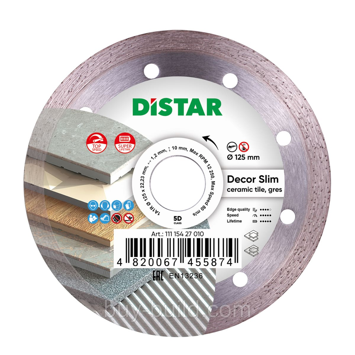 Диск DISTAR 125 Decor Slim 11115427010, фото 1