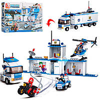 Конструктор SLUBAN Поліція, 572 дет.