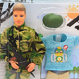 Лялька "Defa" Кен"Військовий" аксесуари, змінне вбрання, на листі (8412), фото 3