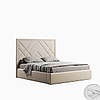 М'яке ліжко 1,6 Віва Підйомне з каркасом (Світло-Бежевий Велюр) Міро-Марк, фото 3