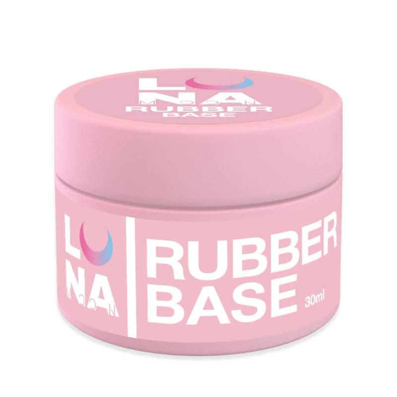 LUNAmoon База для гель-лаку Rubber Base (30ml), фото 1