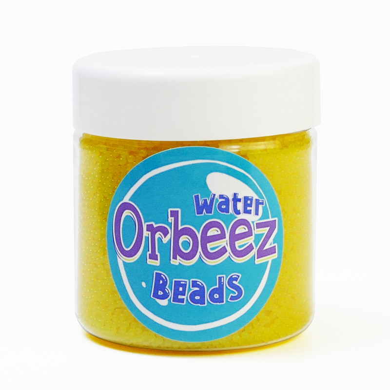 Кульки зростаючі у воді Orbeez Гідрогелеві до 8 мм Жовтий 30 000 шт (01491)
