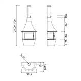 Камін дров'яний Traforart Lorena Frontal, фото 2