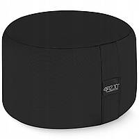 Подушка для йоги та медитації 4FIZJO Zafu кругла 32 x 20 см Black (P-5907739315540)