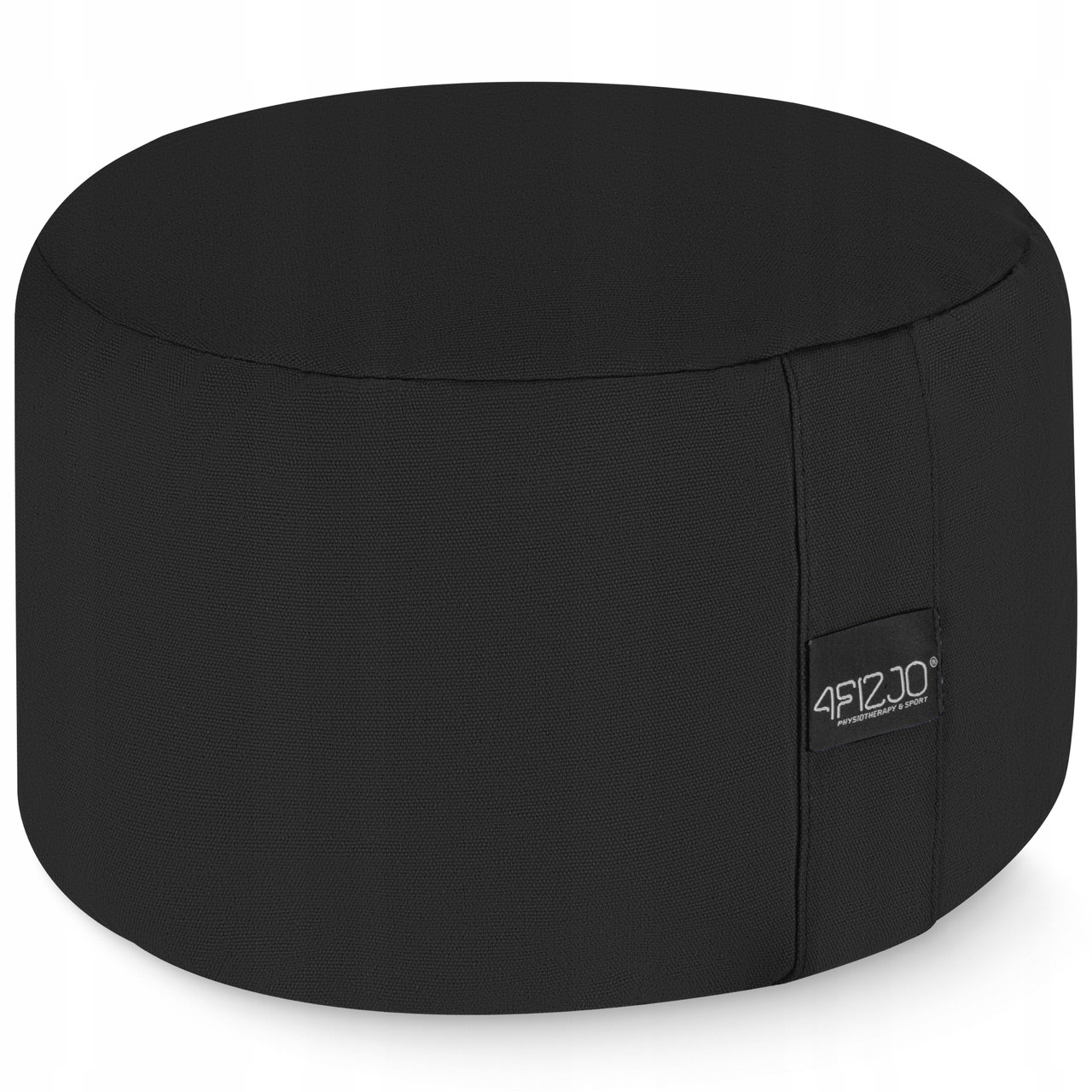 Подушка для йоги та медитації 4FIZJO Zafu кругла 32 x 20 см Black (P-5907739315540), фото 1