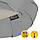 Подушка для йоги та медитації 4FIZJO Zafu напівкругла 40 x 30 x 12 см Grey (P-5907739315502), фото 4