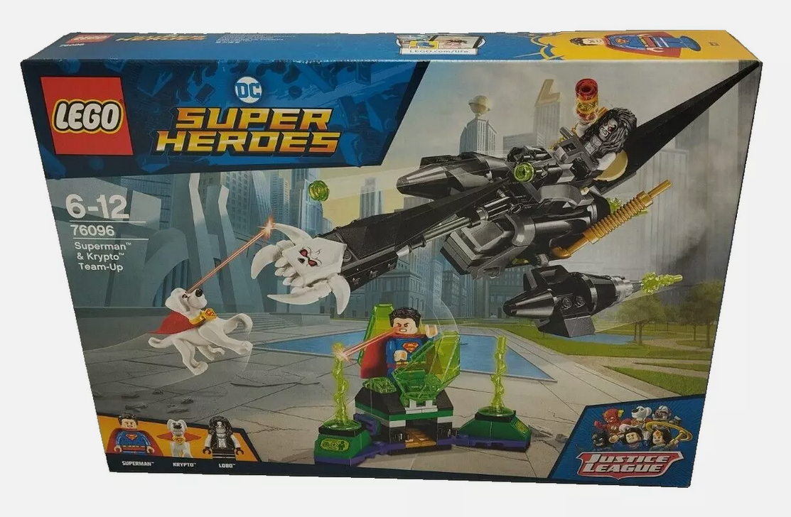 Лего Lego Super Heroes Супермен і Крипто об'єднують зусилля 76096 SUPERMAN & KRYPTO TEAM-UP, фото 1