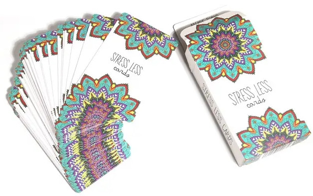 Колода карт/настольные игры по управлению стрессом.На английском языке Антистресс 18+ English Stress Less Cards