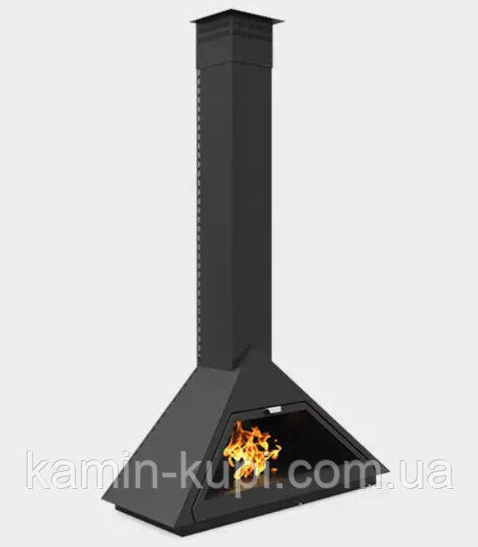 Камін пристінний Traforart Frontal Madrid Vertical Smoke Outlet вертикальний димохід, фото 1