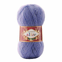 Alize KID ROYAL 50 (Кід Роял 50) № 975 фіолетовий (Пряжа мохер, нитки для в'язання)