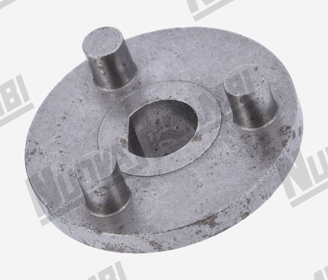 Металевий з'єднувач помпи та мотора ø 40 мм - D-отвір 11x10 мм