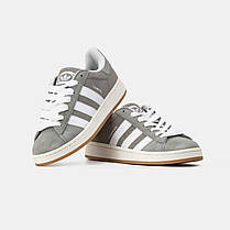 Кросівки Adidas Campus 00s Grey White | Трендовий повсякденний стиль, фото 5