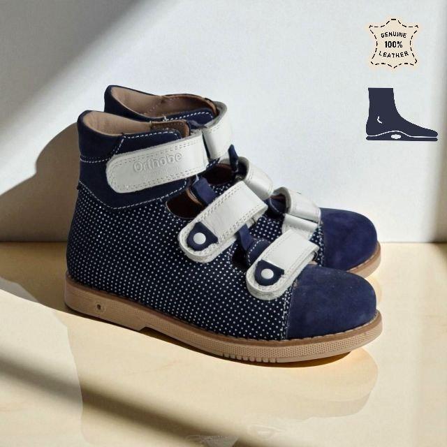 Дитяче ортопедичне взуття – ортопедичні туфлі з супінатором 28 р, фото 1