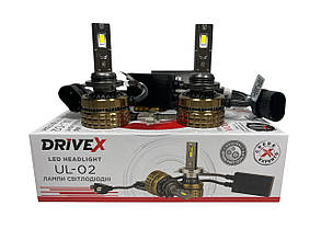 Led-лампи hb3 Drivex UL-02 100 w 12v 6000 k cunbus комплект