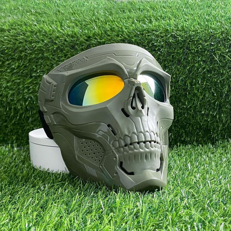 Універсальна захисна маска череп для вело мото зимових видів відпочинку та ін., фото 1