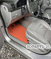 Автомобильные коврики ЕВА для KIA Sorento BL (2002-2009) В салон и багажник КИА + Логотипы в подарок