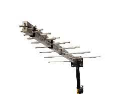 Антена логоперіодична (LoRa РЕБ РЕР) 700-1300 МГц, 8 дБ, 50 Ом, 150 Вт, N-female, 2 кг, 550x210x35 мм