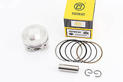 Поршень к-кт CG150cc 62мм +0,25 (висота 38,5мм, палець 15мм), YT-207946