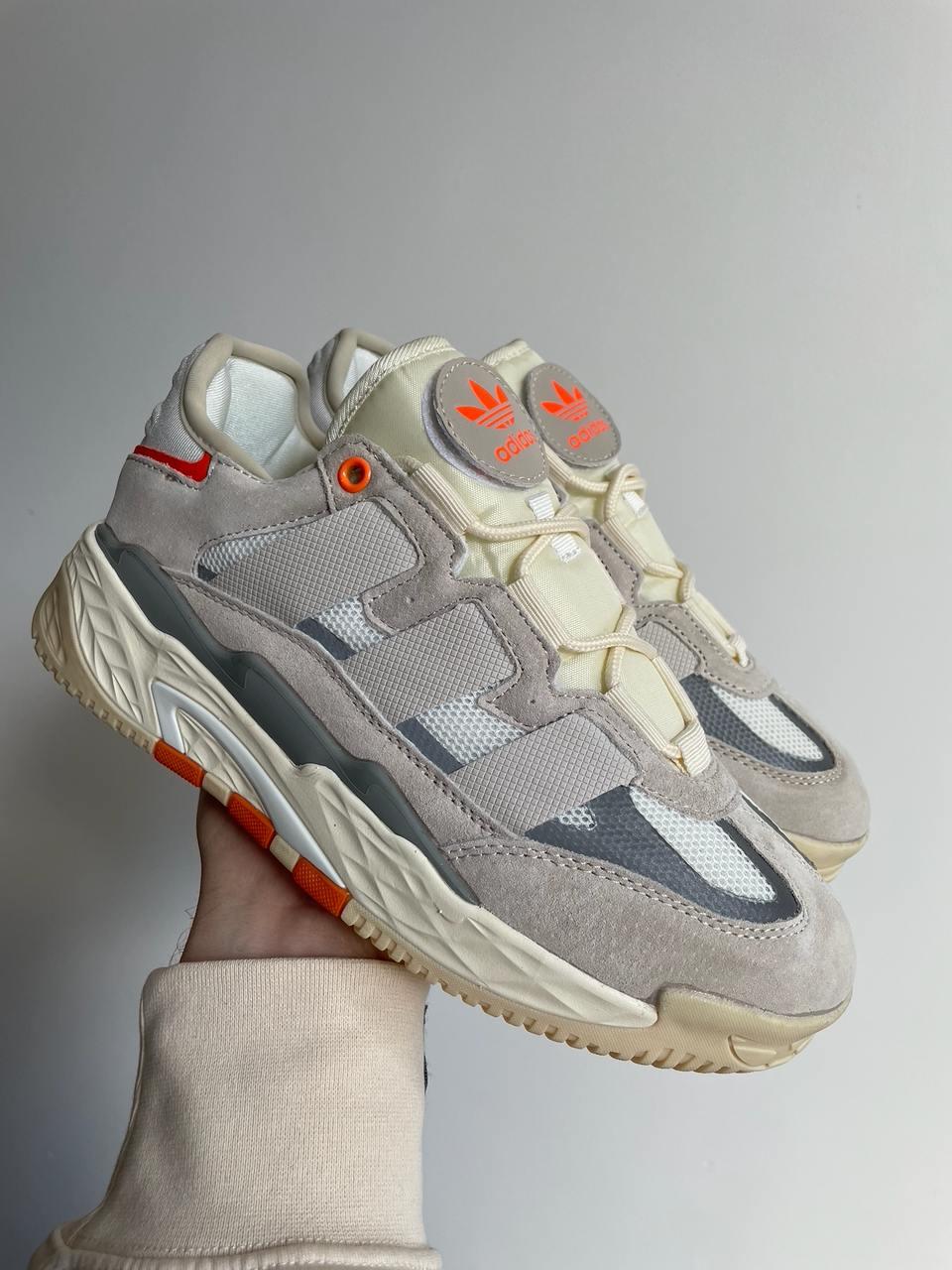 Бежеві Жіночі кросівки Adidas Niteball Beige Orange - демісезонні адідас, фото 1