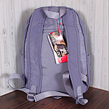 Рюкзак жіночий сірий, водонепроникний текстиль, кишені, зручні ручки, фото 3